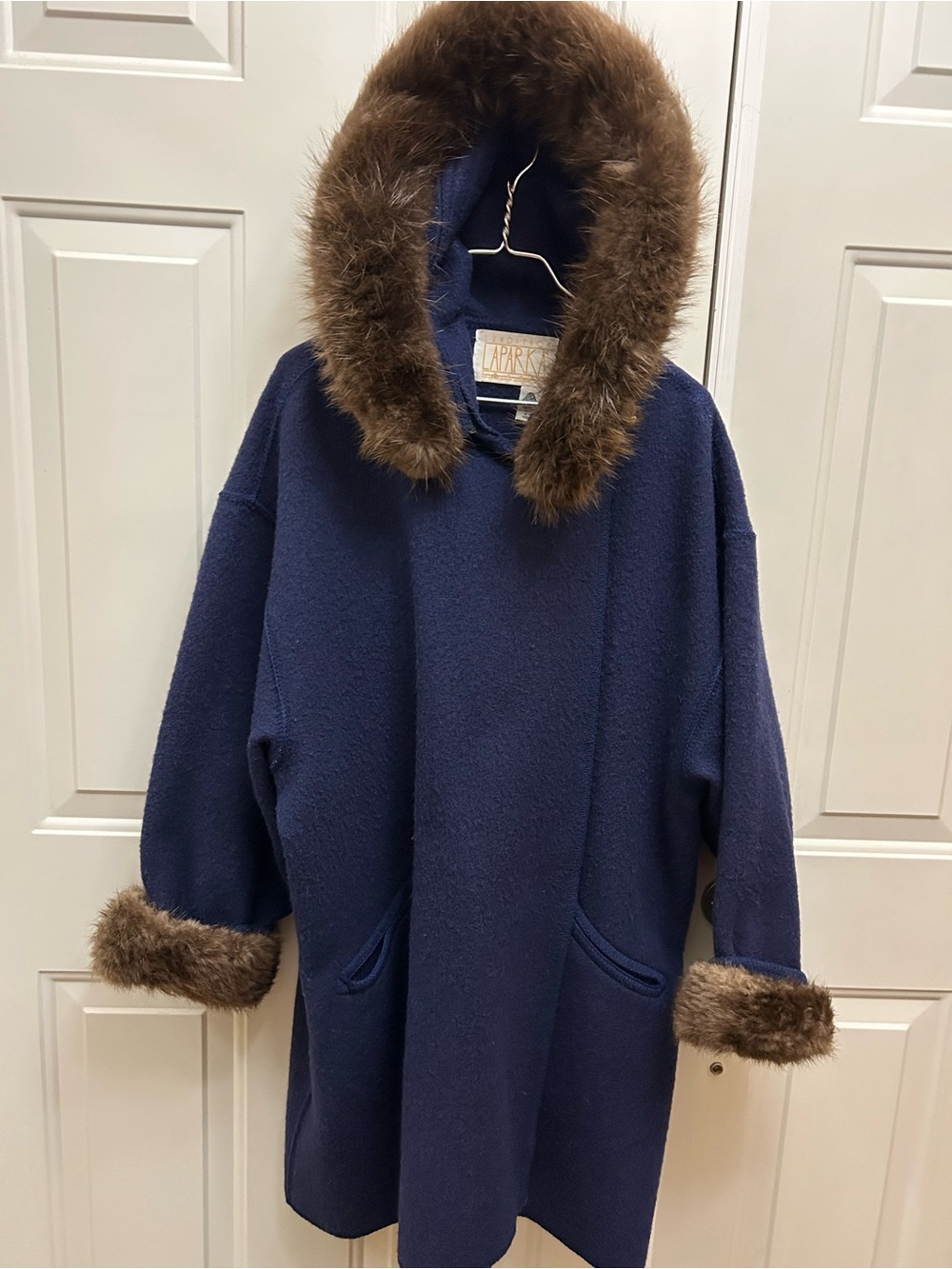 Lundstrom LAPARKA: Pure Wool, Detachable Real Fur on hood and cuffs